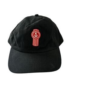 Black Kenworth Motors Hat Baseball Cap Adjustable 100% Cotton Workwear Casual